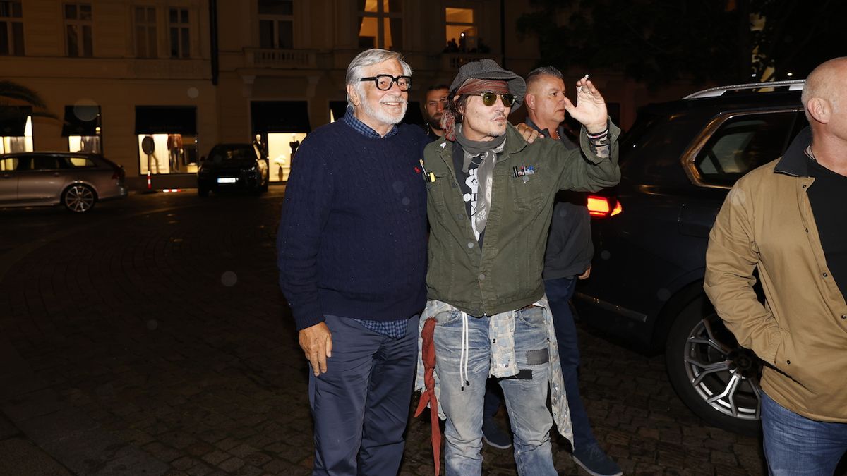Johnny Depp dorazil na karlovarský filmový festival